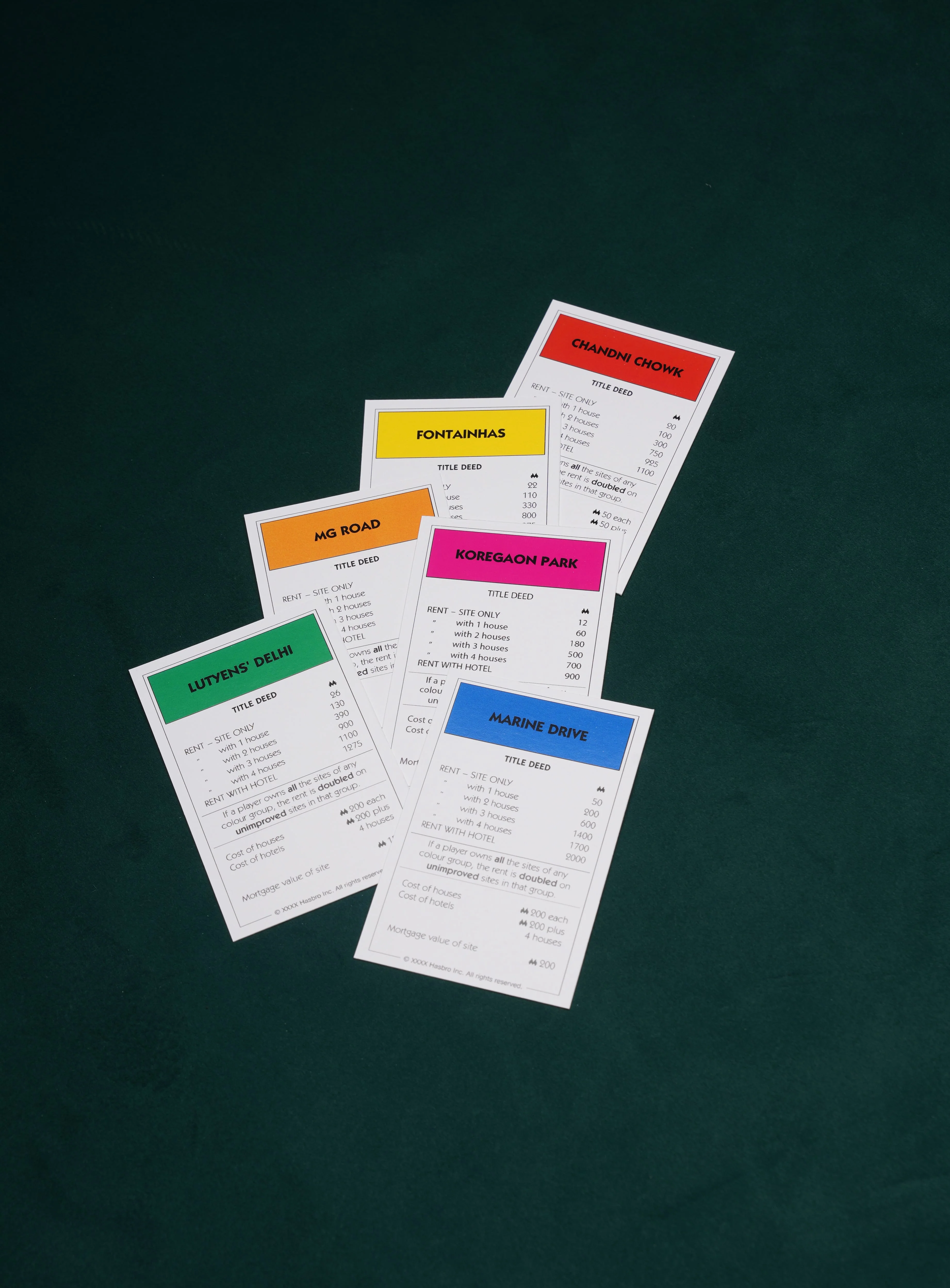 Comet X Monopoly Game Cards Retail - Image 2